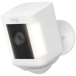 Ring Spotlight Cam Plus säkerhetskamera (vit/batteri)
