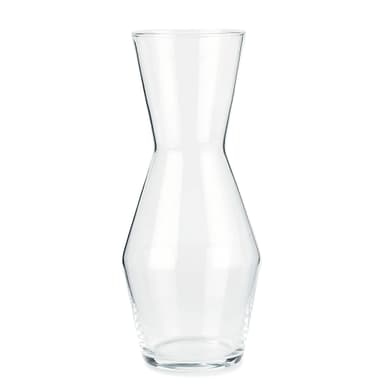 Double Up Karaff 1L 26 cm Munblåst Klarglas