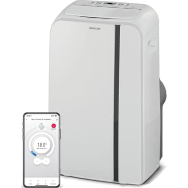 Mobil Luftkonditionering . 47 m2, 12 000 BTU/h med Wi-Fi funktioner