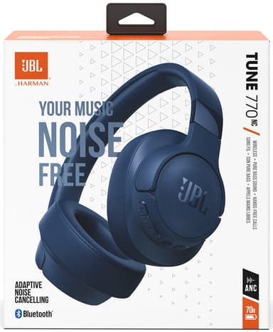 JBL Tune 770NC trådlösa around ear-hörlurar (blåa)