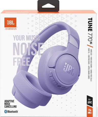 JBL Tune 770NC trådlösa around ear-hörlurar (lila)