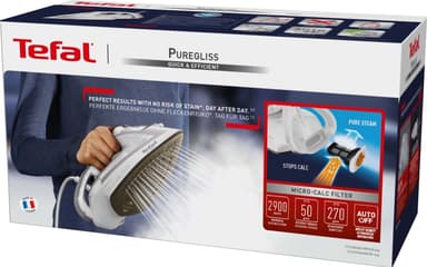 Tefal Puregliss strykjärn FV8043E0 (silver/vit)