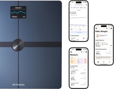 Withings Body Smart badrumsvåg WBS13-Black-All-Inter