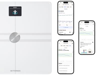 Withings Body Comp badrumsvåg WBS12-White-All-Inter
