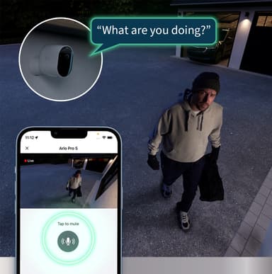 Arlo Pro 5 övervakningskamera (vit/4-pack)