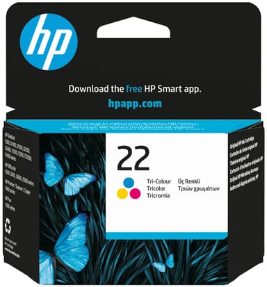 Original HP bläckpatron 22 Trefärg