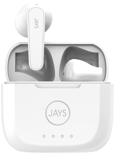 Jays t-Five true wireless in ear-hörlurar (vita)