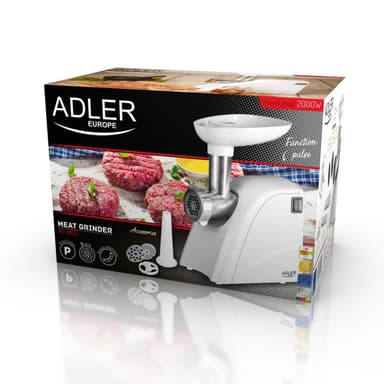 Adler AD 4803 Köttkvarn, Vit