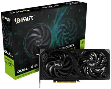 Palit GeForce RTX 4060Ti Dual 8GB Gaming grafikkort