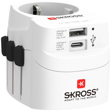 SKROSS PRO Light, 1x USB-A, 1x USB-C