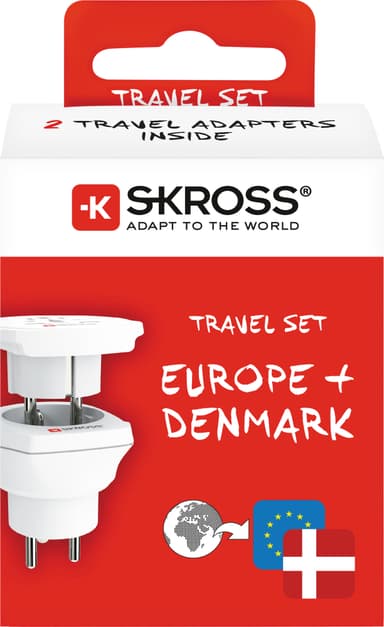 SKROSS El-Adapter Combo Danmark & Eur