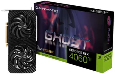 Gainward GeForce RTX 4060 Ti Ghost OC 8GB Gaming grafikkort