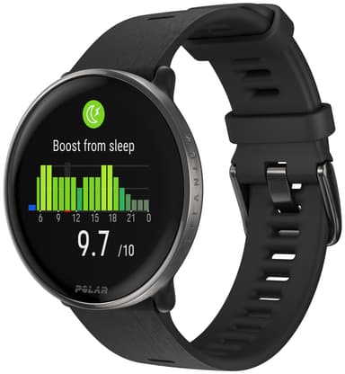Polar Ignite 3 Titanium sportklocka S-L (svart)