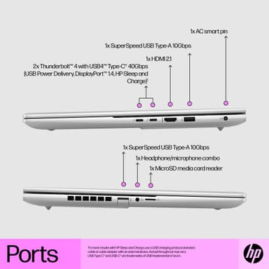 HP Envy 16 i7-13/16/1000/4060 bärbar dator (silver)
