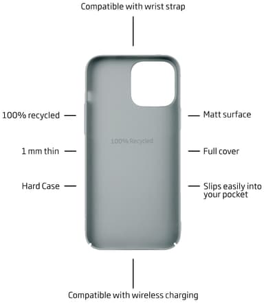 Holdit Slim Case iPhone 14 Pro Max fodral (brungrått)