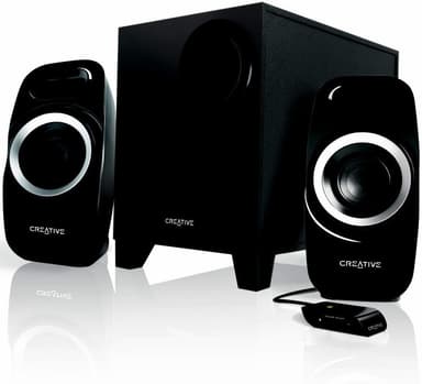 Creative Inspire 2.1 Datorhögtalare T3300 (svart)