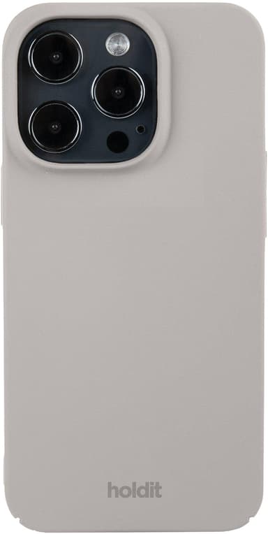 Holdit Slim Case iPhone 14 Pro fodral (brungrått)