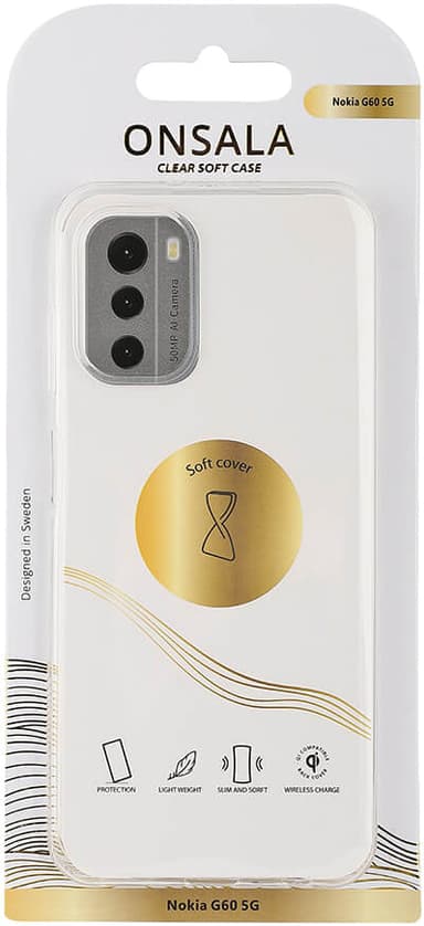 Onsala Nokia G60 5G fodral (genomskinligt)