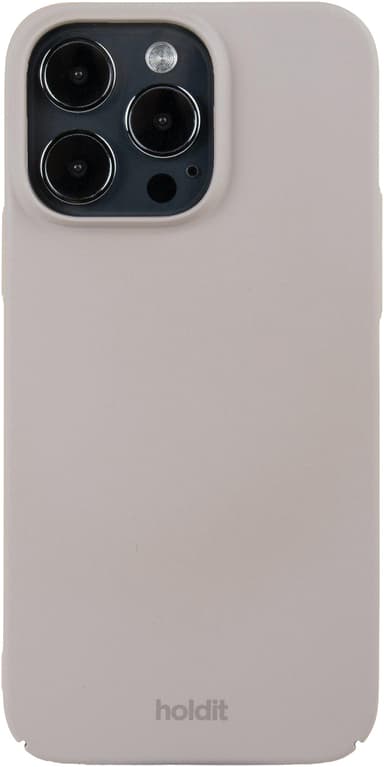 Holdit Slim Case iPhone 14 Pro Max fodral (brungrått)