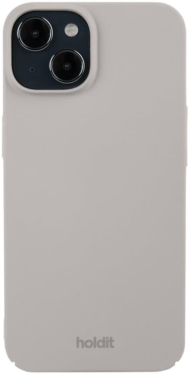 Holdit Slim Case iPhone 14/13 fodral (brungrått)