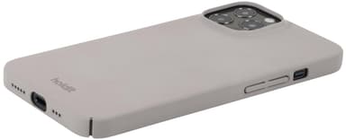 Holdit Slim Case iPhone 12/12 Pro fodral (brungrått)