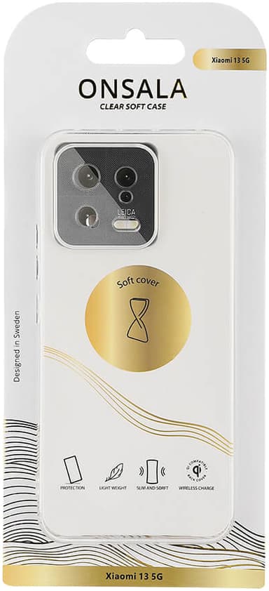 Onsala Xiaomi 13 5G fodral (genomskinligt)