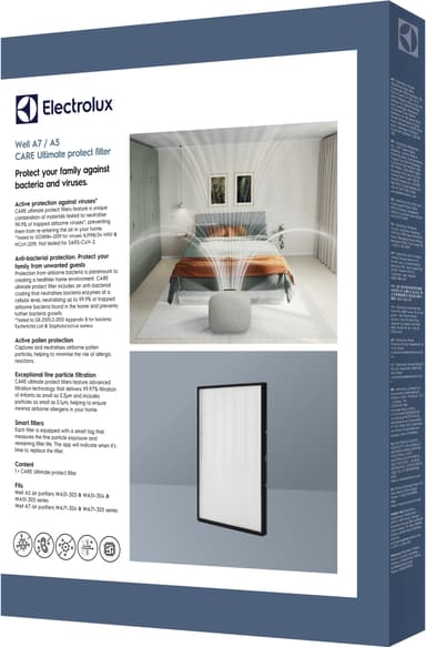 Electrolux CARE Ultimate luftreningsfilter för Well A5/A7 EFWCAR3
