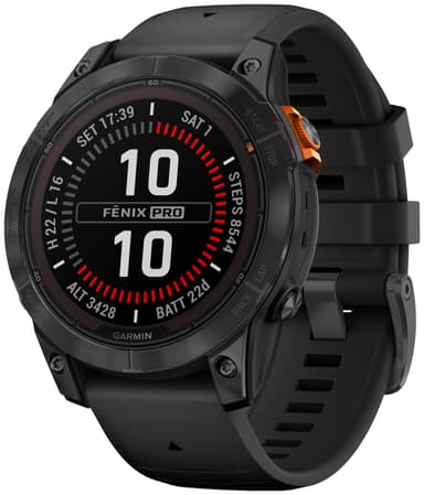 Garmin Fenix 7 Pro Solar smartwatch, 47mm (svart)