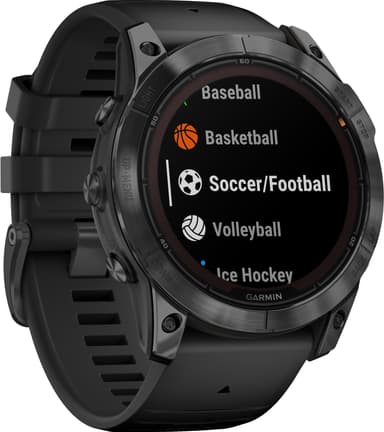 Garmin Fenix 7X Pro Solar smartwatch, 51mm (svart)