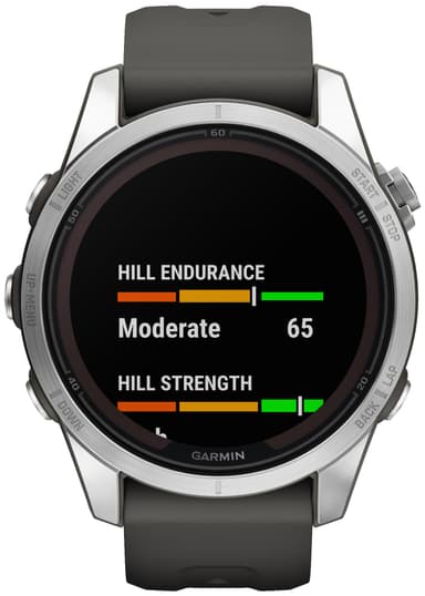 Garmin Fenix 7S Pro Solar smartwatch, 42mm (silver)