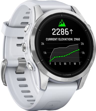 Garmin epix Gen 2 Pro smartwatch, 42mm (vit)