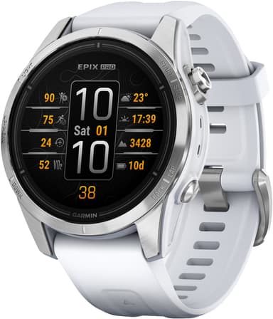 Garmin epix Gen 2 Pro smartwatch, 42mm (vit)