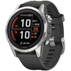 Garmin Fenix 7S Pro Solar smartwatch, 42mm (silver)