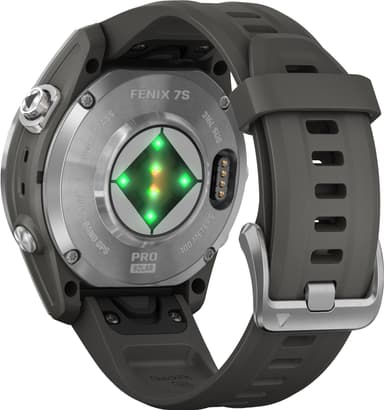 Garmin Fenix 7S Pro Solar smartwatch, 42mm (silver)
