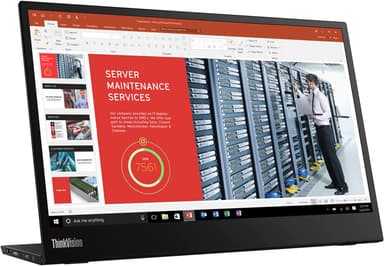 Lenovo ThinkVision M14 14" LCD skärm 61DDUAT6EU (raven black)