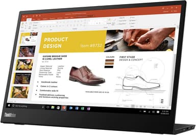 Lenovo ThinkVision M14 14" LCD skärm 61DDUAT6EU (raven black)