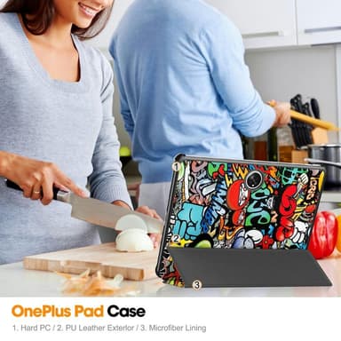 Slim Fit Cover Fodral Skal Till OnePlus Pad - Graffiti