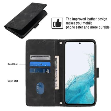 Samsung Galaxy A54 5G Plånboksfodral  - Svart