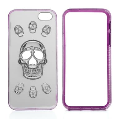 iPhone 5/5s Dödskalle ,Skull Skal LILA