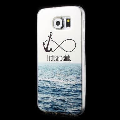Samsung Galaxy S6 TPU skal Anchor and Quote