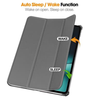 Slim Fit Cover Fodral För OnePlus Pad Auto Wake / Sleep - Grå