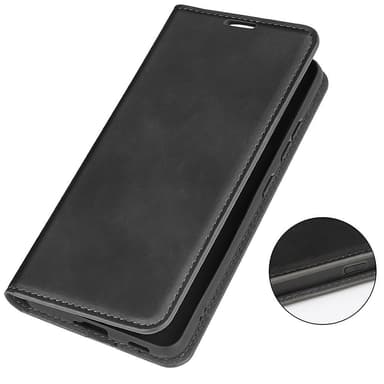 För Samsung Galaxy A14 5G / 4G Plånboksfodral  - Svart