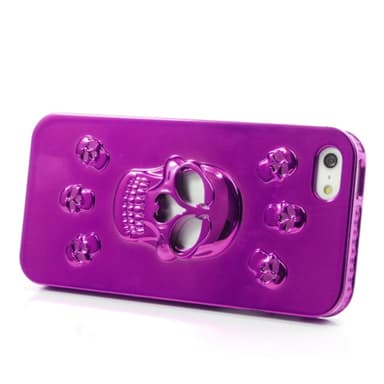 iPhone 5/5s Dödskalle ,Skull Skal LILA