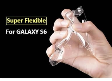 Samsung Galaxy S6 SM-G920F Slimmat TPU skal TRANSPARANT