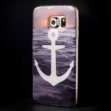 Samsung Galaxy S6 TPU skal Ankare / Anchor and Sea