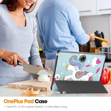 Slim Fit Cover Fodral Skal Till OnePlus Pad - Horse