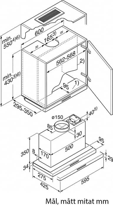 Miele Köksfläkt DA 3466
