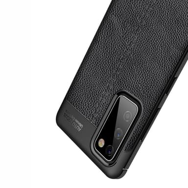 Samsung Galaxy S20 FE TPU skal Litchi Texture - Svart