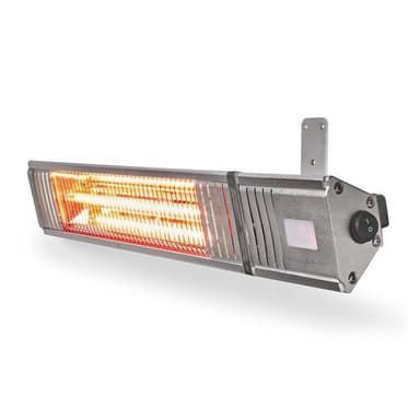 Patio värmare | 2000 W | 9 Värmeinställningar | Väggmonterbar | IP65 | Aluminium