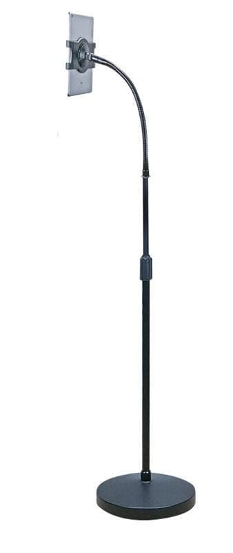 Aidata universellt golvställ för surfplattor, gooseneck, 7-10"", svart